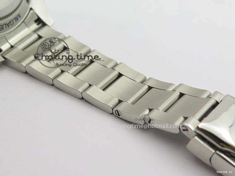 1225 HighPerformance Milgauss 116400 GV JF 1:1 Green Sapphire Blue Dial On SS Bracelet SA 3959